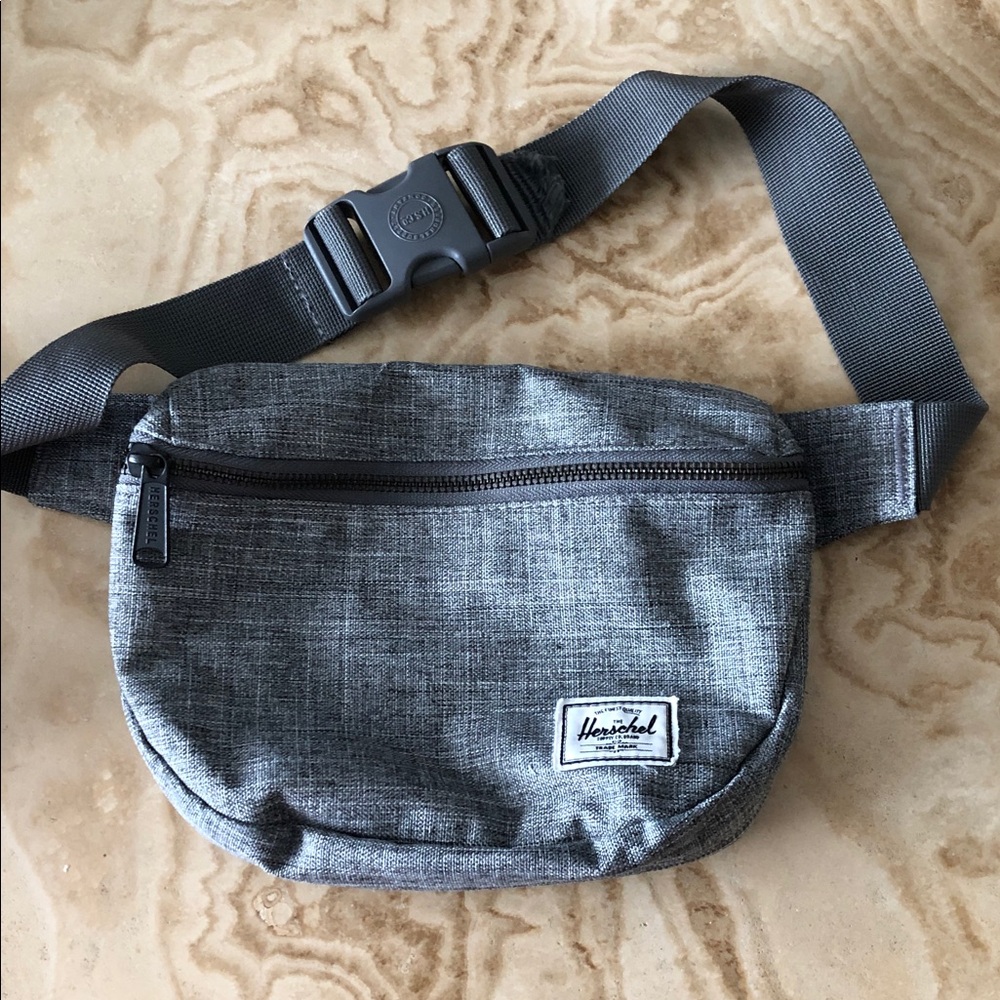 HERSCHEL SUPPLY CO GRAY WAIST BAG / FANNY PACK • 33.5” WAIST MAX - Picture 15 of 15